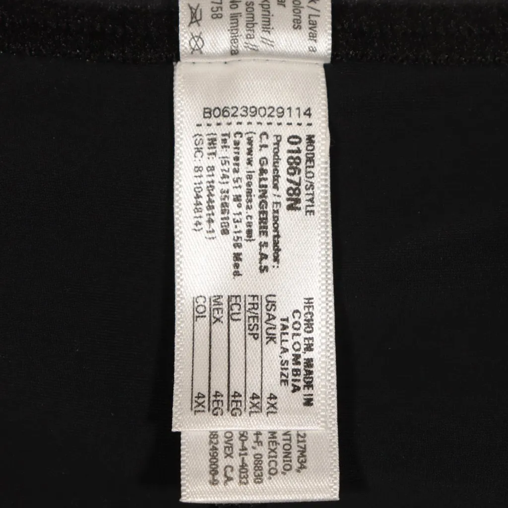 NWT Leonisa TopSculpt Boyshort Bottom Body Shaper with Firm Compression Size 3X Black - Image 15