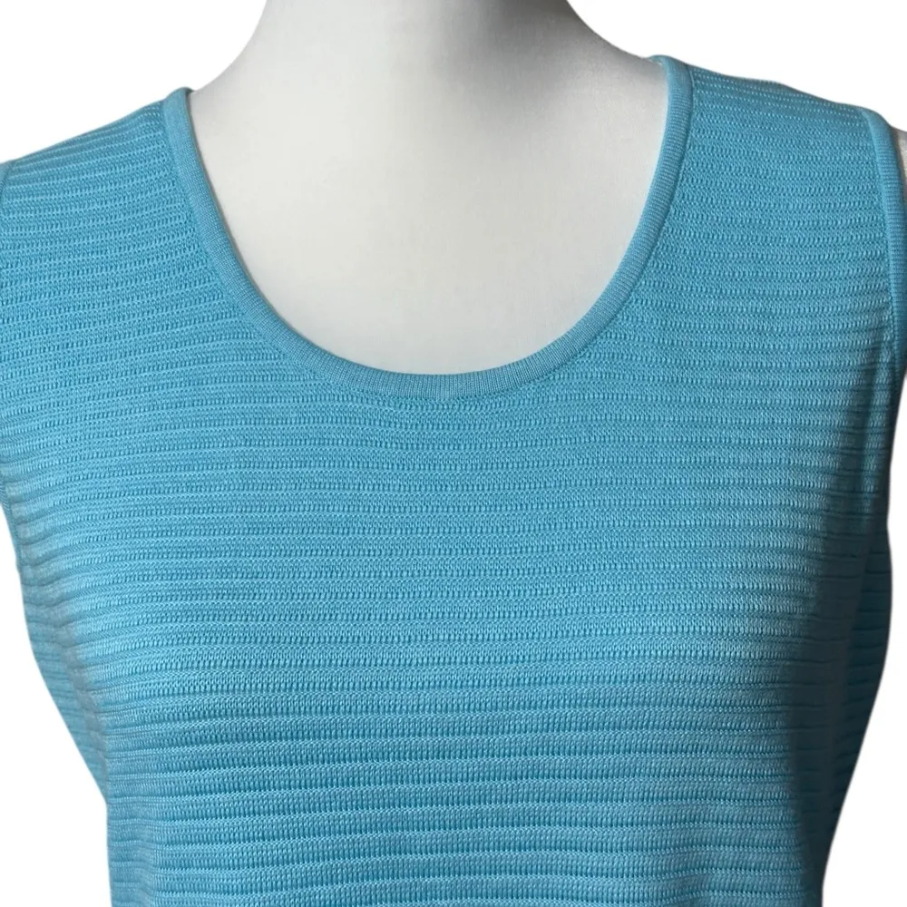 Ming Wang Blue Blouse Elegant Top Size Small NWT - Image 3