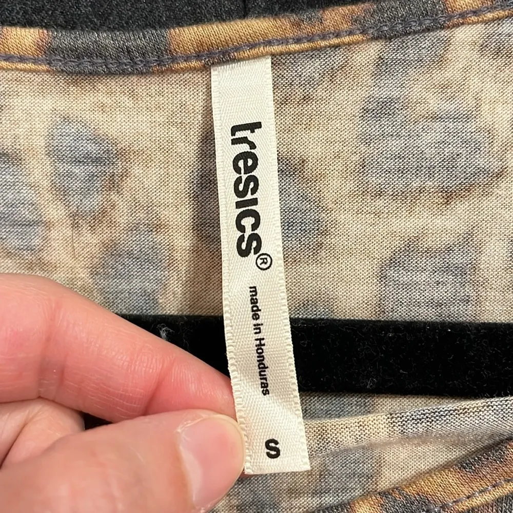 Tresics Leopard print bodysuit 3/4 sleeves S wild animal print spots - Image 6