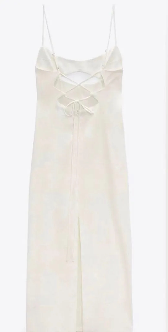 ZARA White  Dress - Image 3