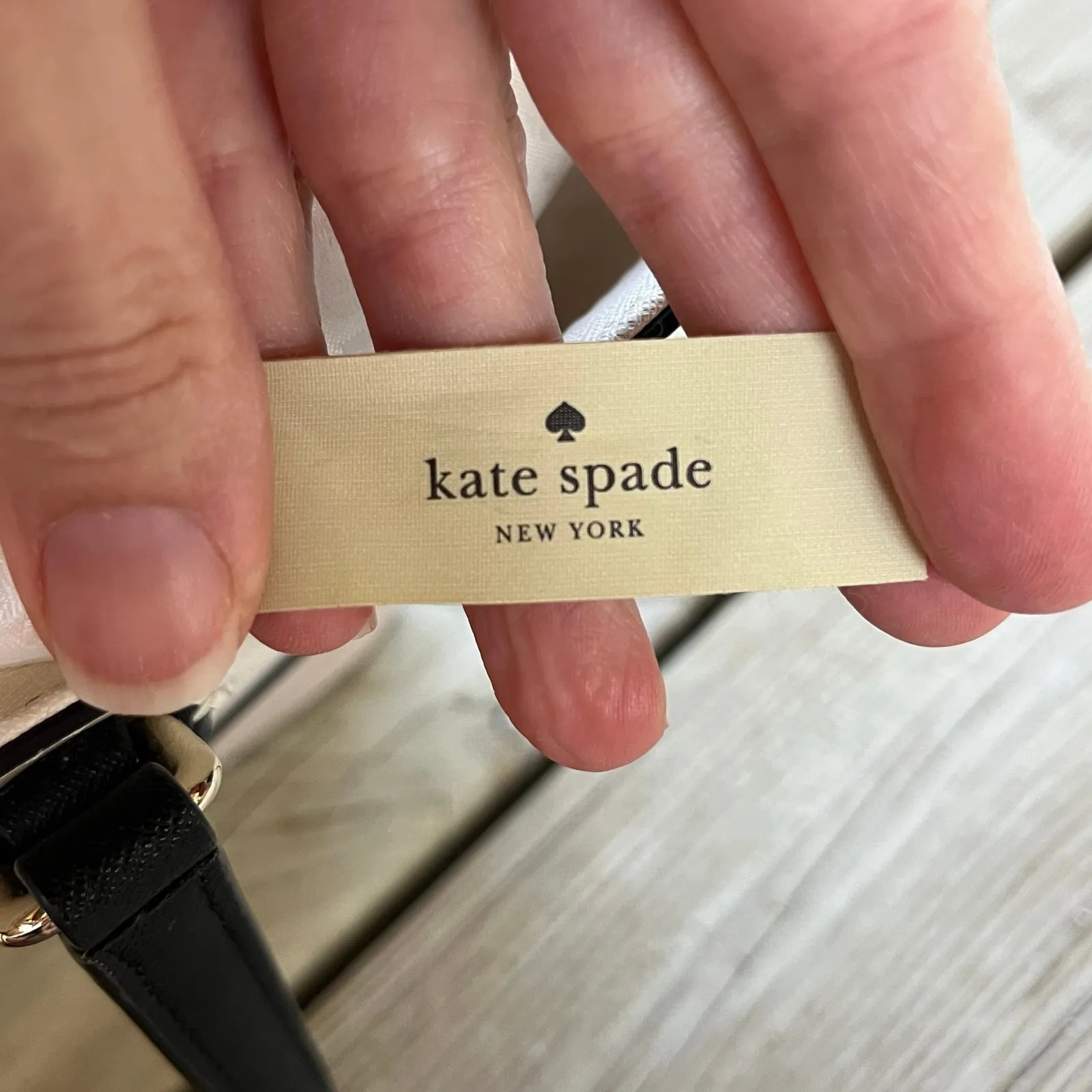 Kate Spade Laurel Way Medium Dally Tote Bag Saffiano Leather Cream Colorblock - Image 13