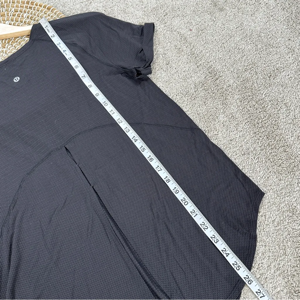 Lululemon Women’s Open Up Tie Back Tee Shortsleeve Workout Gym in Black 4 - Image 12