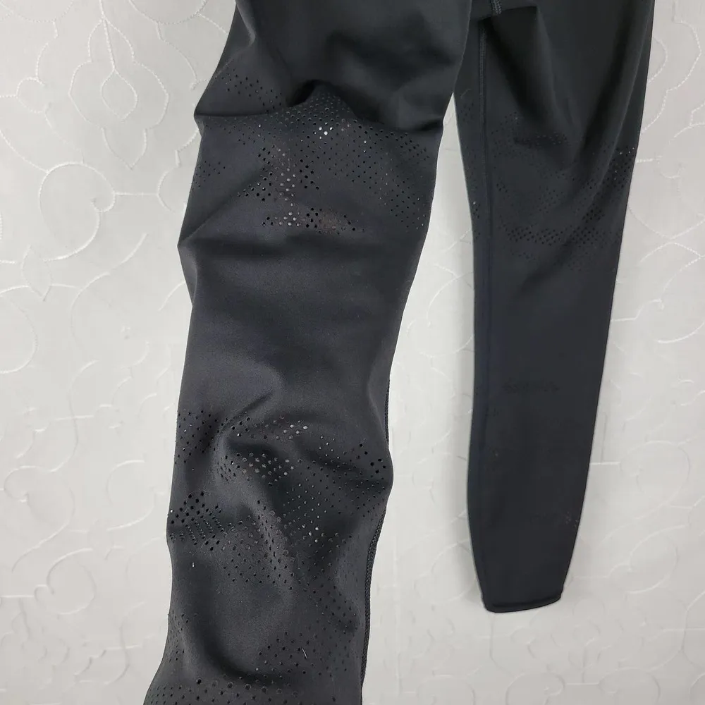 Athleta Persistence Laser Cut Womens Leggings Size XS Black 7/8 High-Rise Tight - Image 7