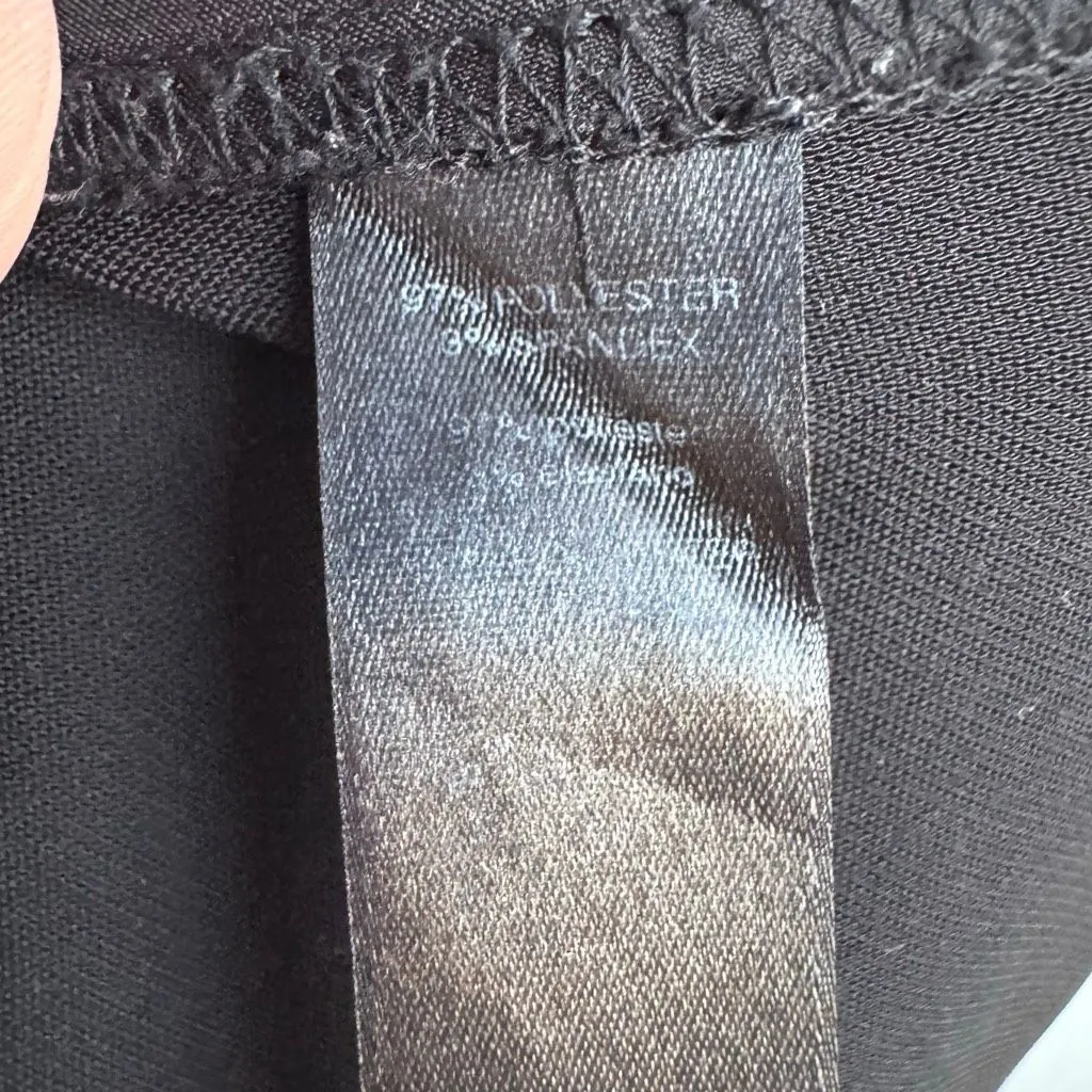 White House Black Market Tapered Ankle Career Office Pants Trouser Black size 6 - Image 5