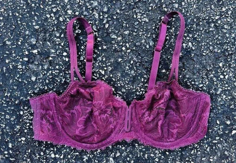 Auden Women's 38C Unlined Lace Balconette Coverage Underwire Bra Red Sexy NWOT Size undefined - Image 1