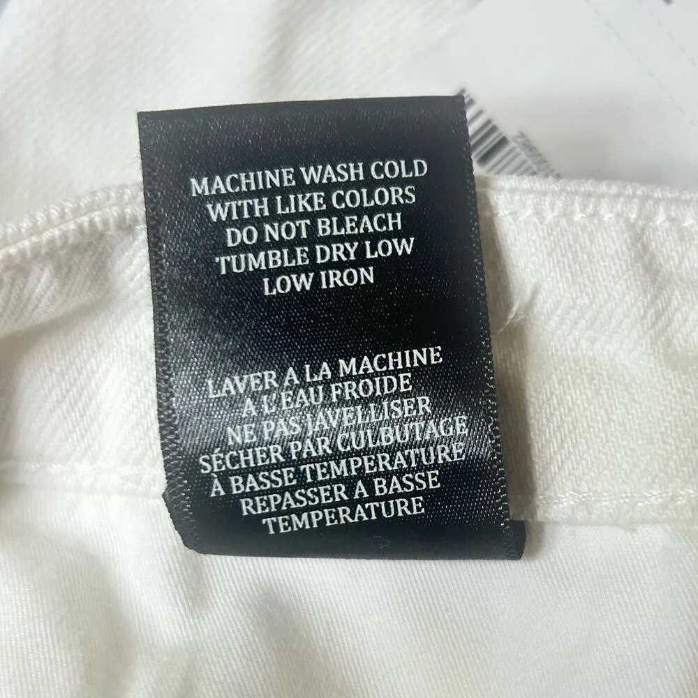 BLANKNYC Short Womens 26 Cream Denim The Perry‎ In See You Again Distressed NEW - Image 8