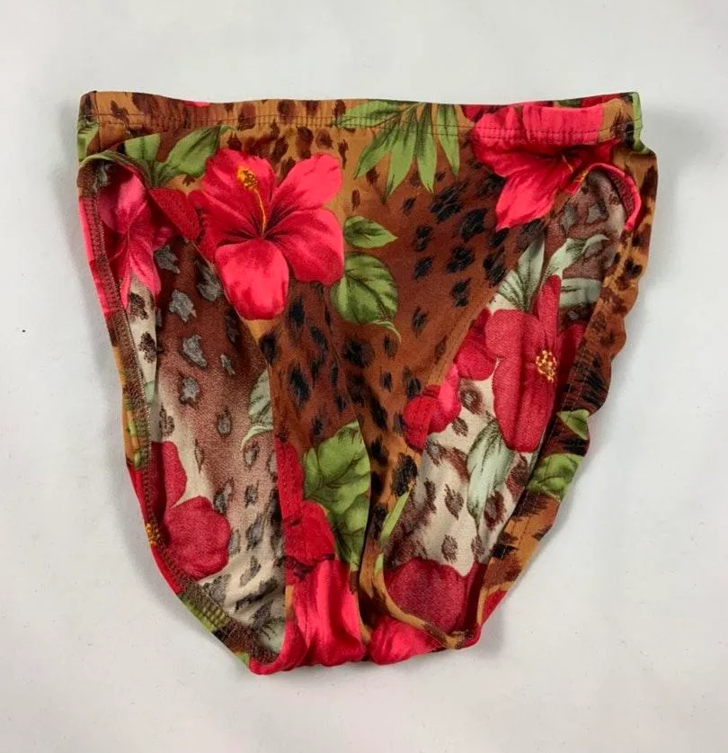 St Johns Bay MD Hibiscus red high waist Tankini - Image 3