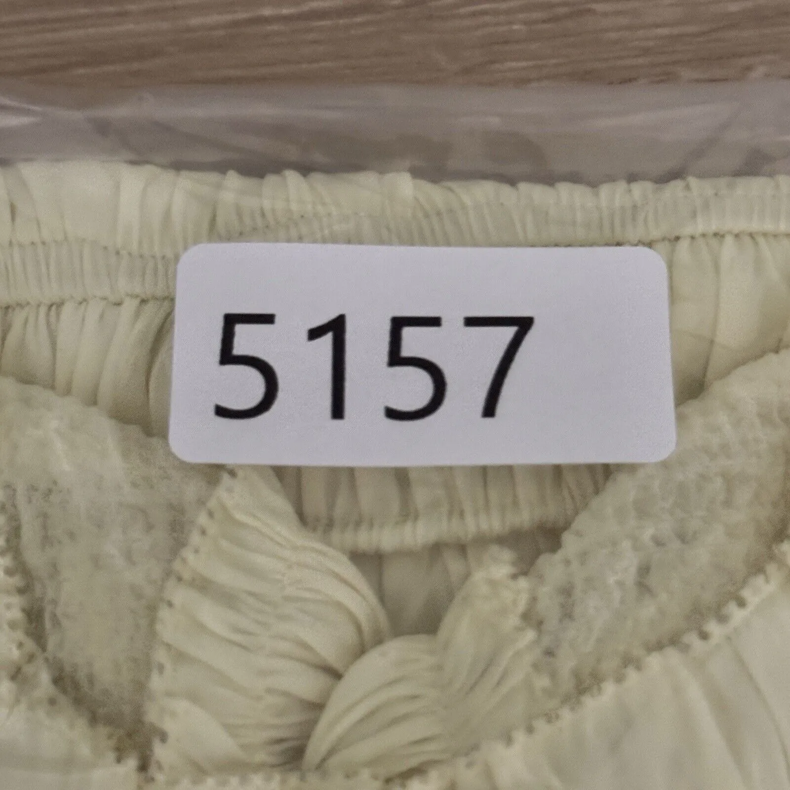 Current Air Shirt‎ Womens Small Yellow Ruffles Feminine Cottage Bohemian Peasant - Image 9