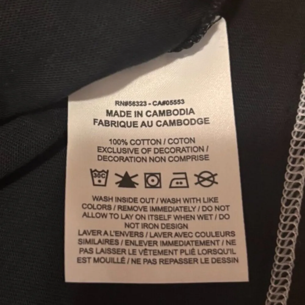 Vintage  Womens Black Sleeveless Muscle Tank Top Double Cut Off Logo Size S - Image 3