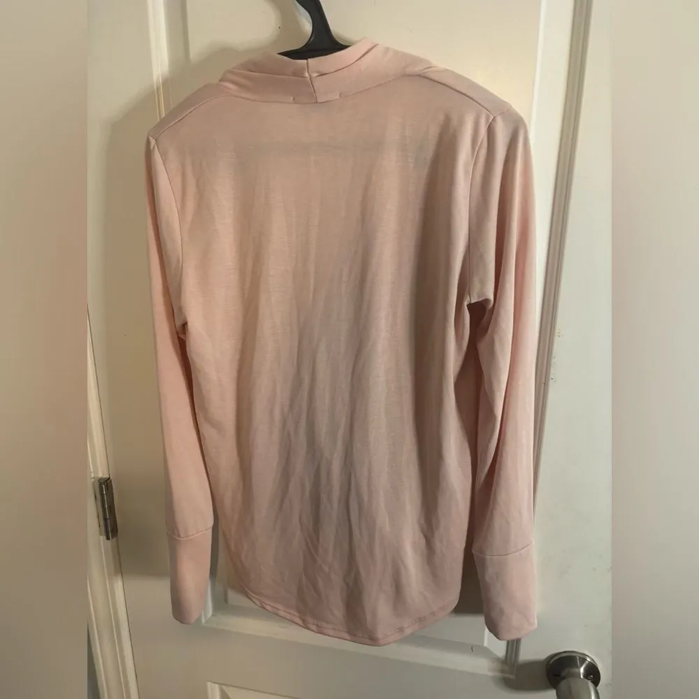 Veronica M Dusty Pink Draped Surplice Top size xs NWOT - Image 5