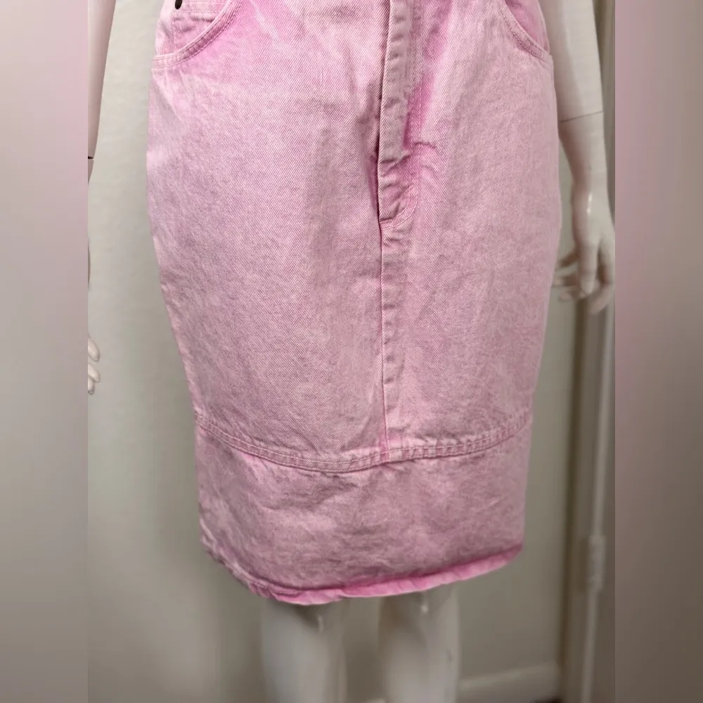 Levi’s vintage Pastel Pink Denim Skirt Sz 11. D10 - Image 9