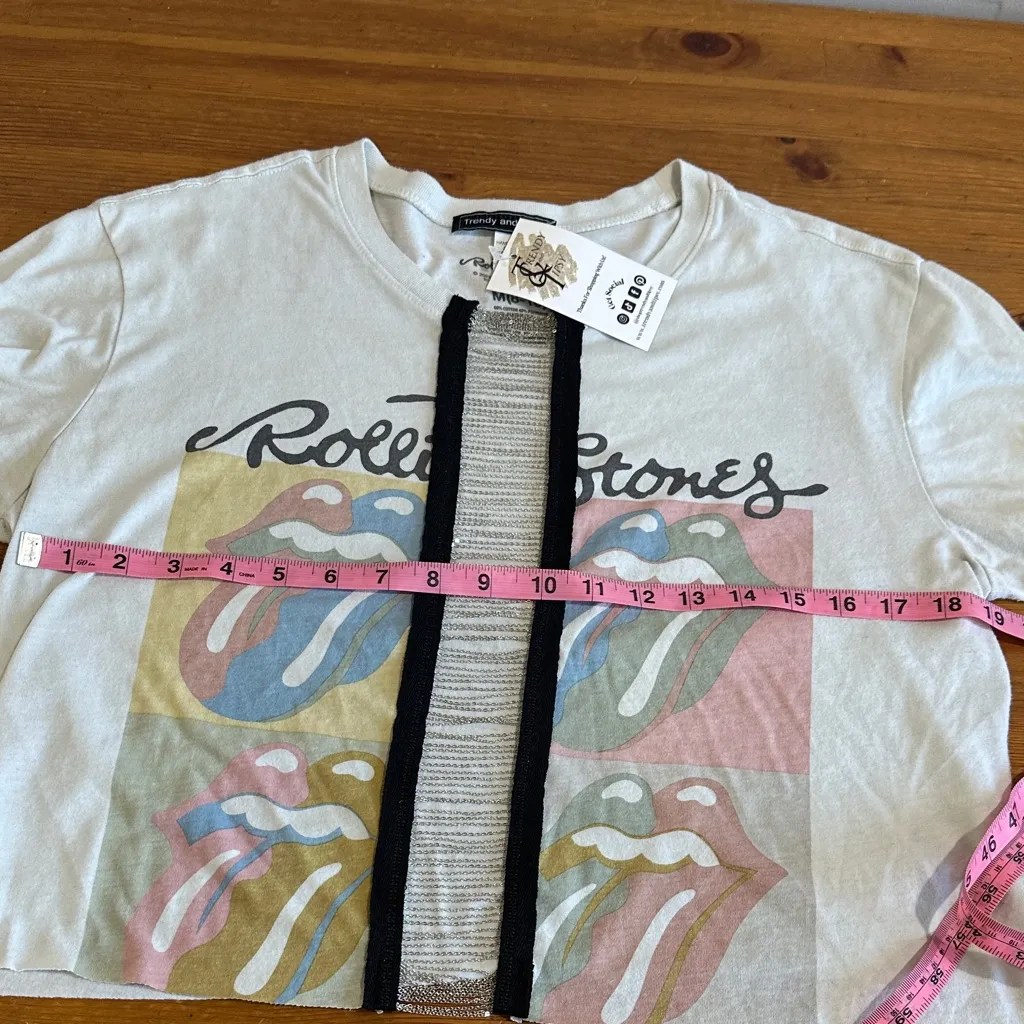 Trendy and Tipsy  Rolling Stones Tee - Image 9