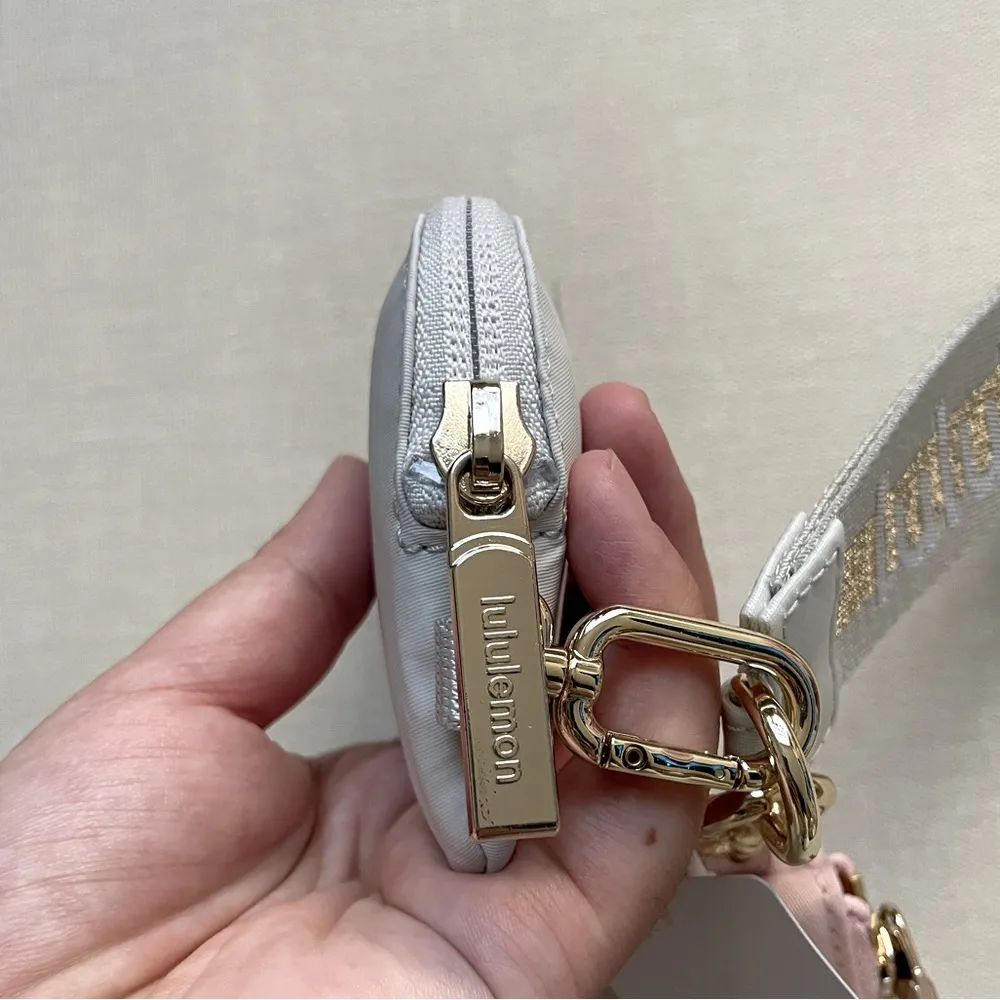 Dual Pouch Wristlet Pink/Gold/Vapor - Image 10