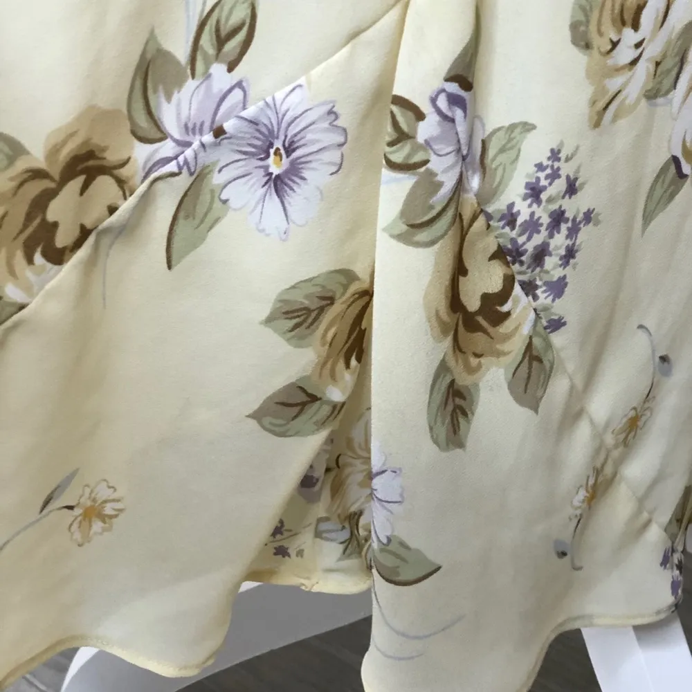 VTG Gold Crown Label Floral Dress - Image 11