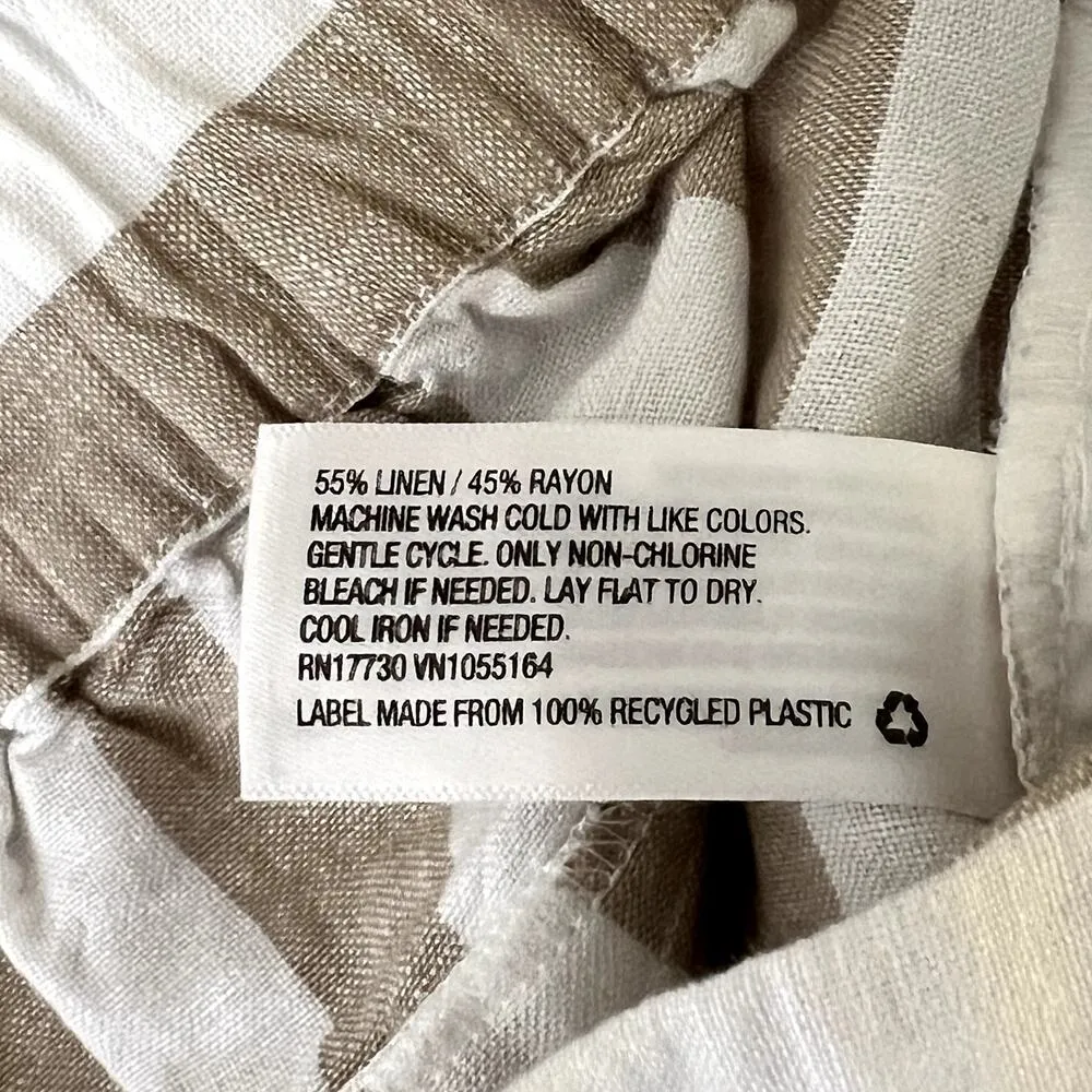 A New Day Linen Striped Shorts - Image 4