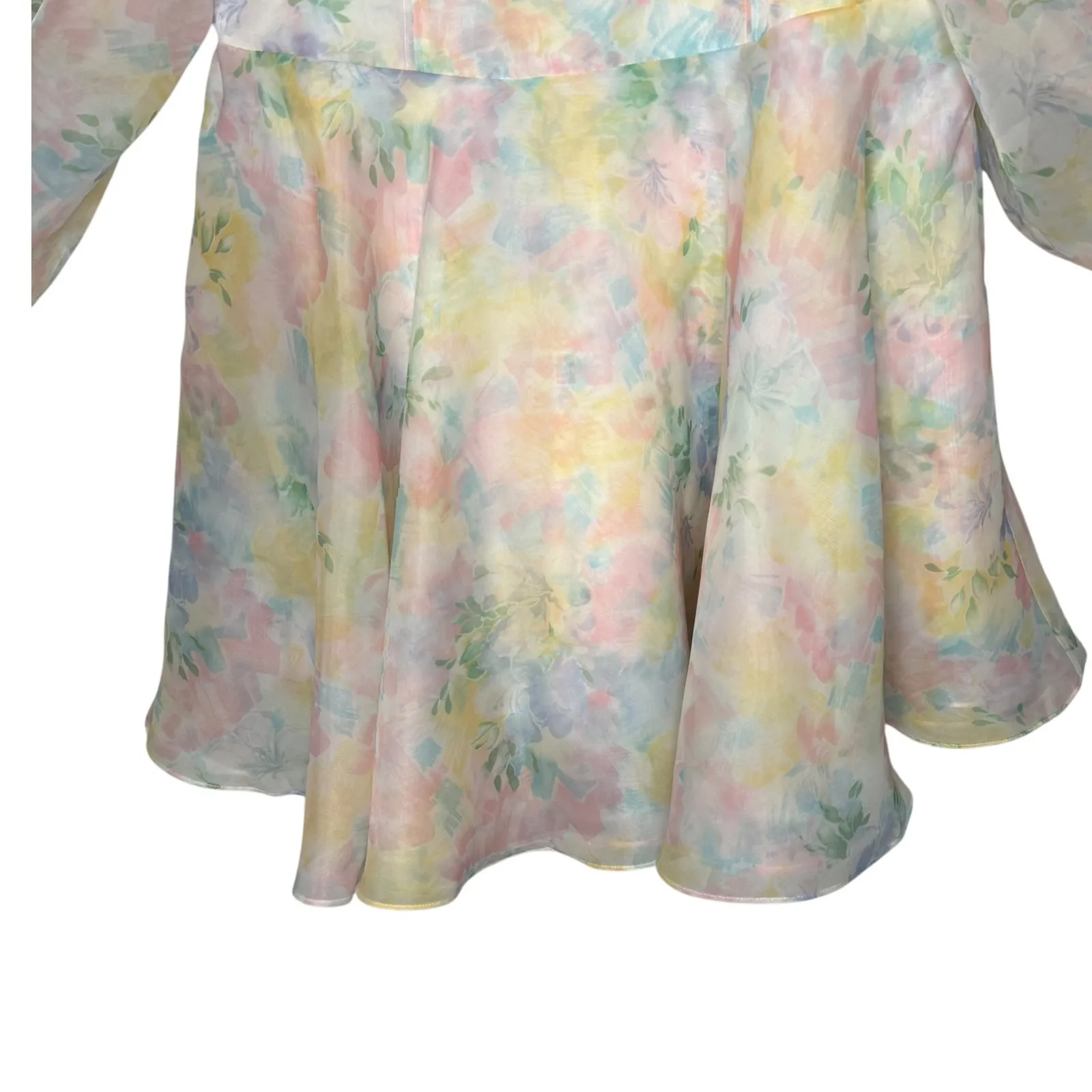 Selkie The Princess Mini Dress Stepmom‎ Pastel Puff Sleeves Womens 1X Whimsical Pink - Image 6