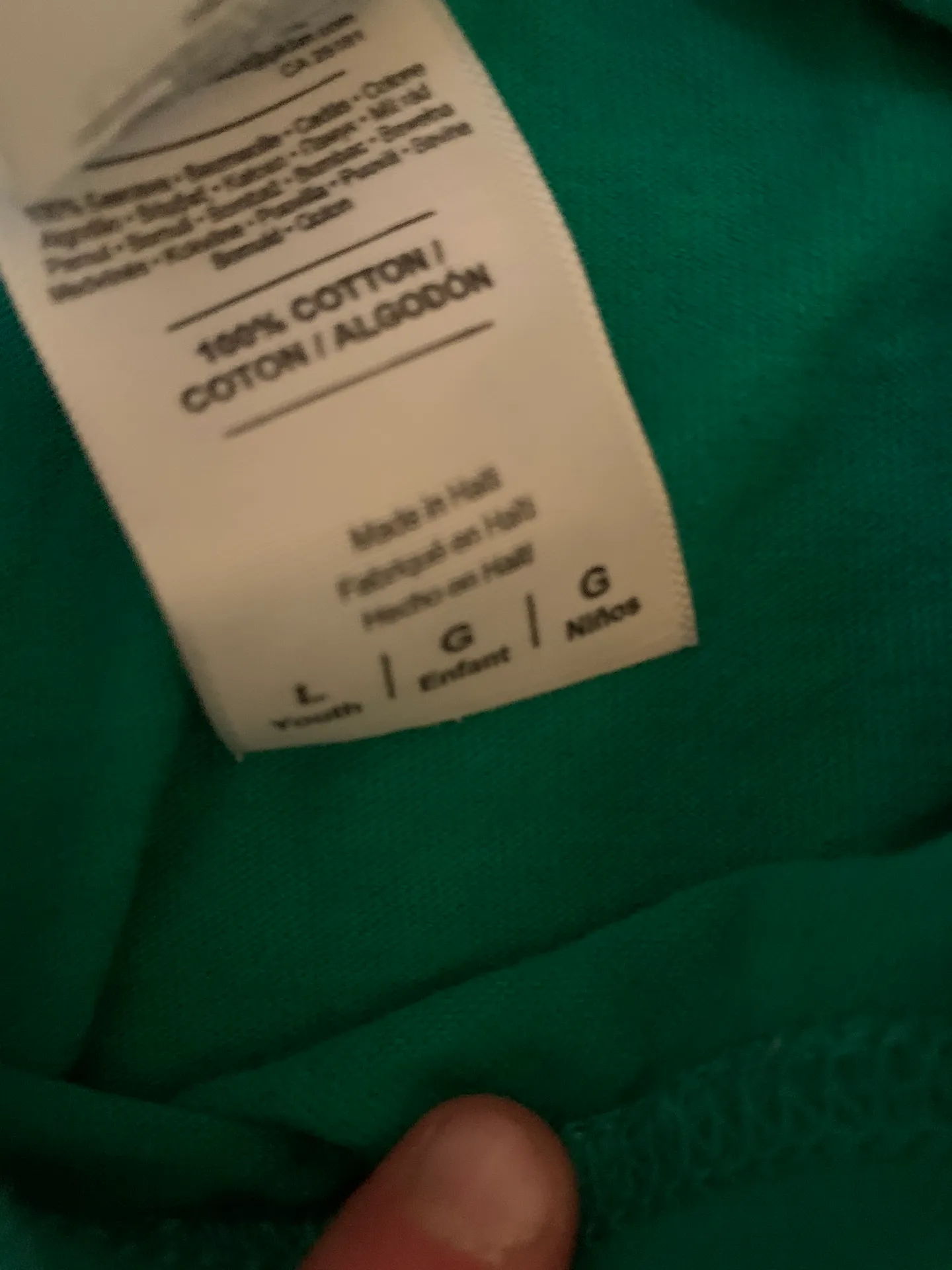 "Grasso's Gators" Green T Shirt Size L - Image 2