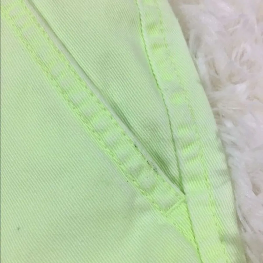 J. Crew Pastel Neon Lime Green Shorts 00 - Image 7
