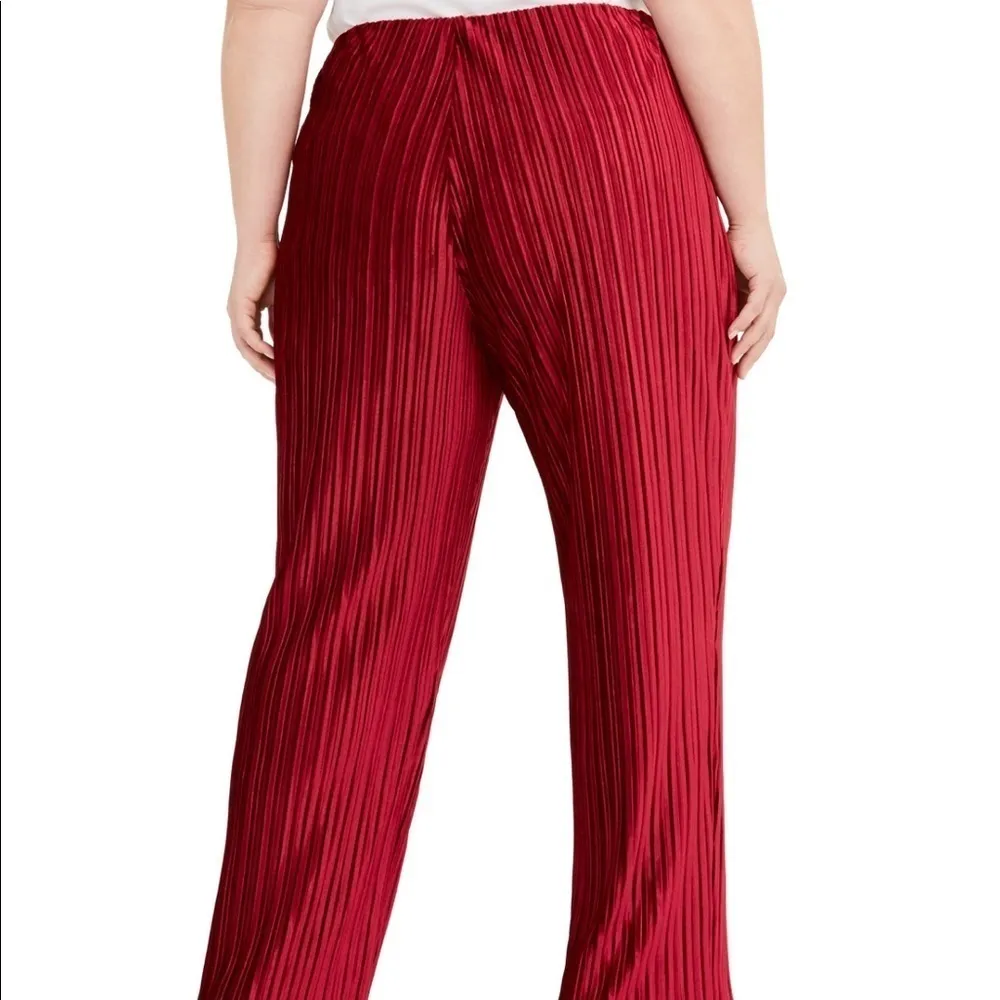Alfani Pull-On Velvet Wide Leg Pant - Image 2