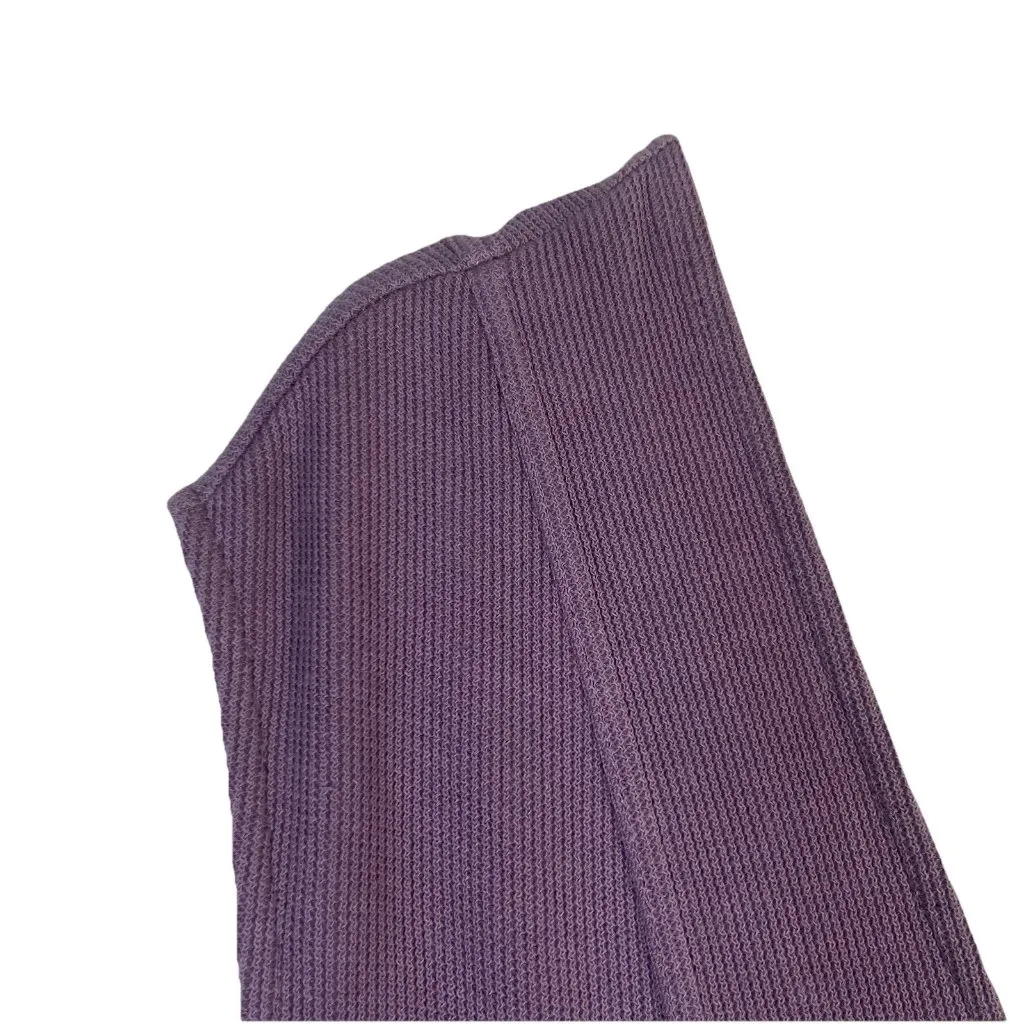 Free People Free-est Avenue Women's Ribbed Knit Jumpsuit Size S Purple One Piece - Image 5