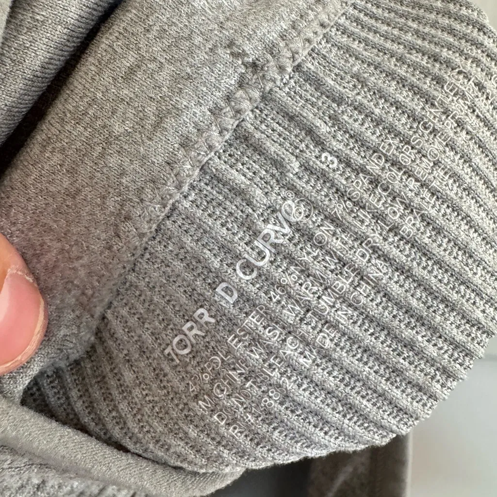 Torrid Curve gray ribbed wireless bra size 3 (3x) - Image 4