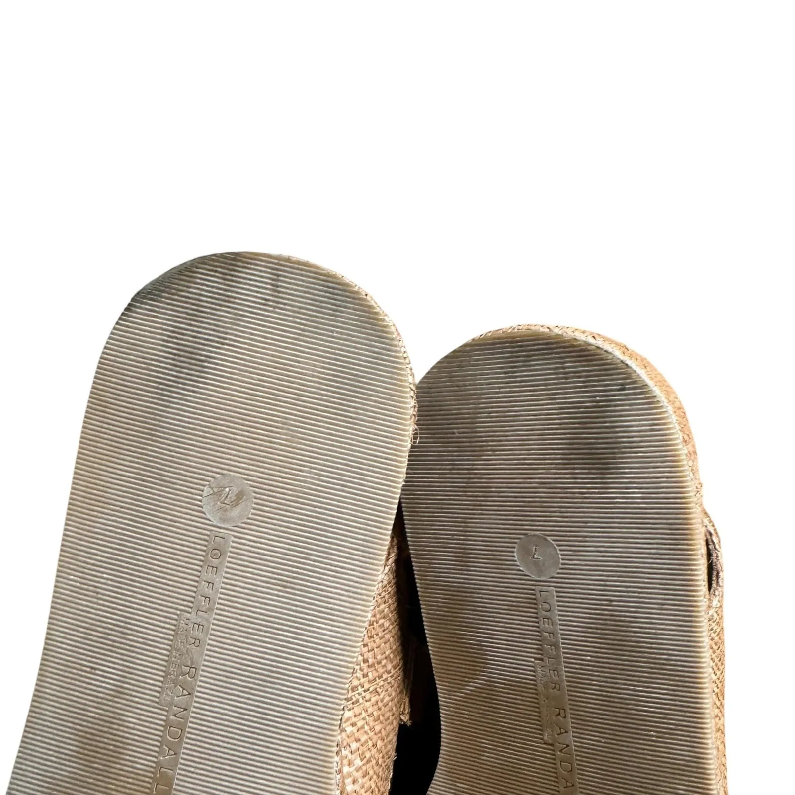 Loeffler Randall Shoes Womens Size 7 Beige Slingback Sandals Hook Loop Comfort - Image 8