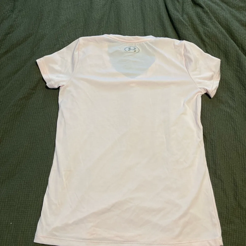 Light Pink V-Neck T-Shirt - Image 2