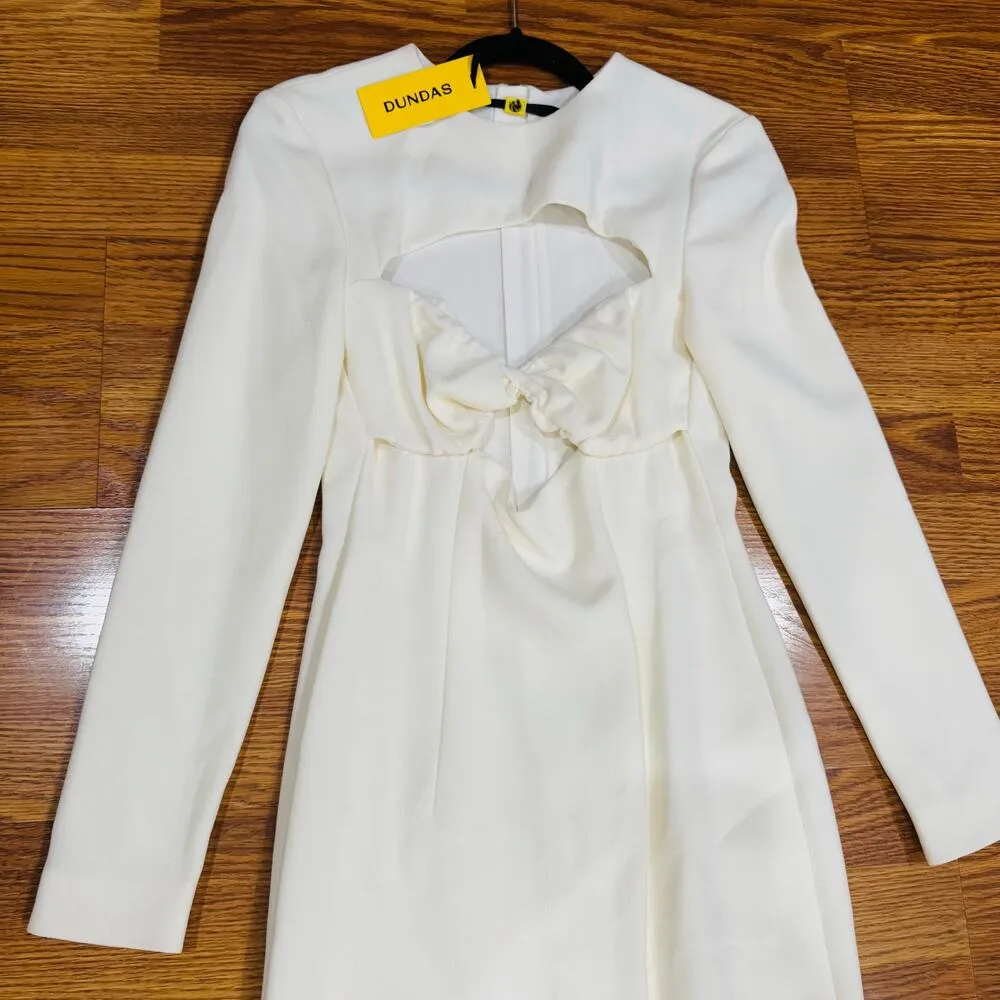 DUNDAS bride wool Ivory Long sleeve NWT Carter Cut - Image 16