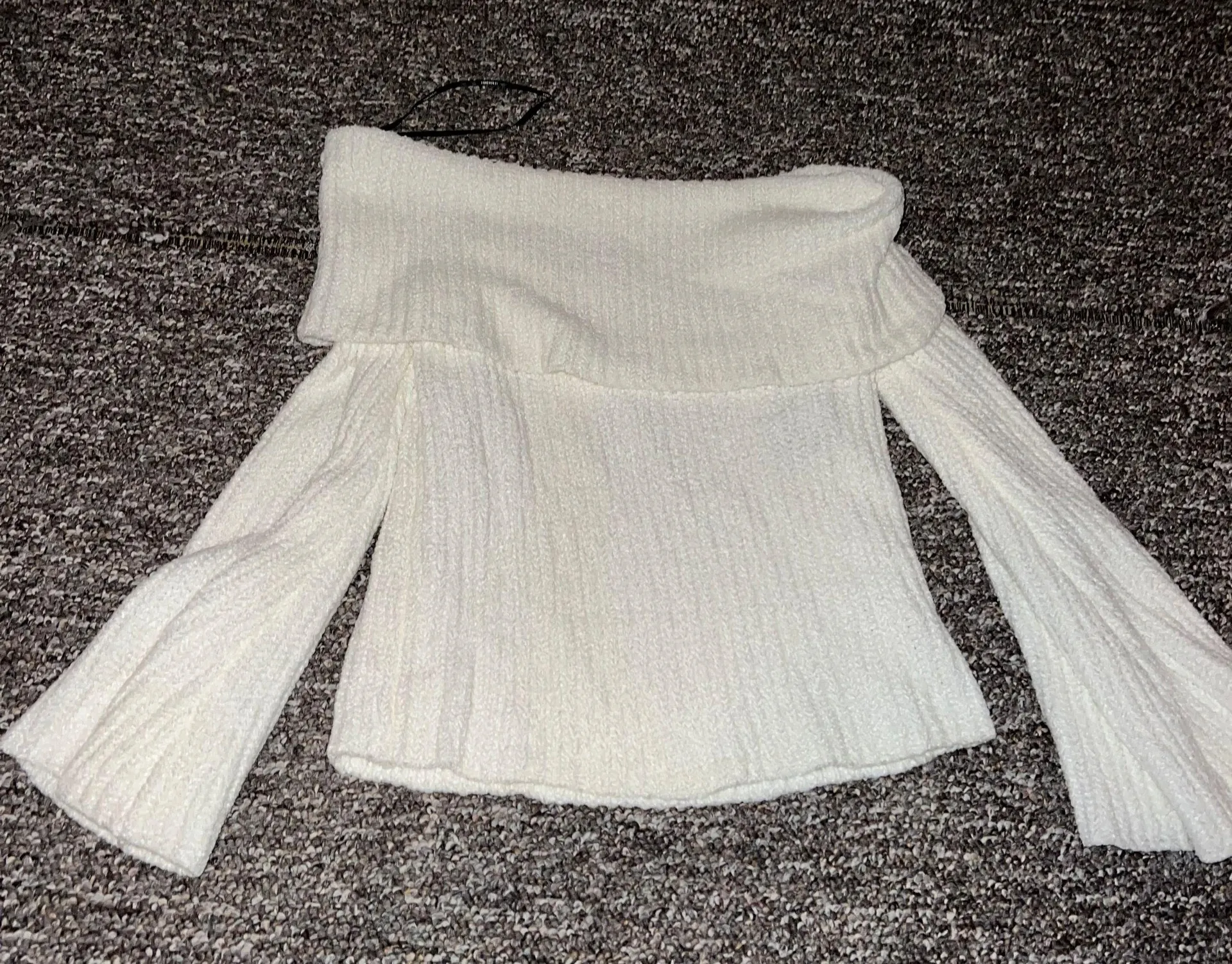 White Crow Off The Shoulder Sweater - Image 3