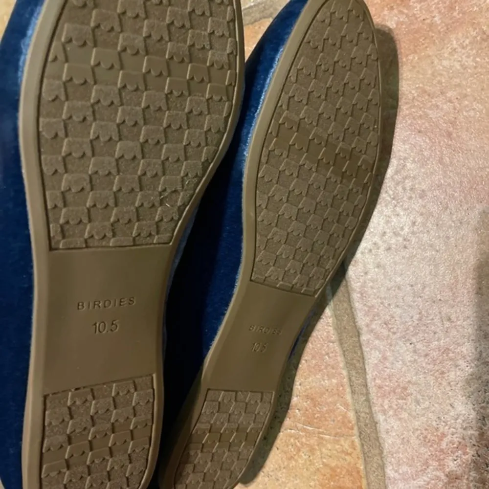 Blue velvet Birdies slip on loafer - Image 5