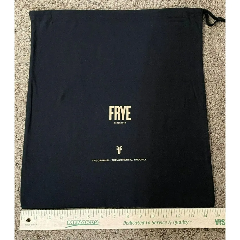 Frye Purse Storage Bag Used Black Tan - Image 6