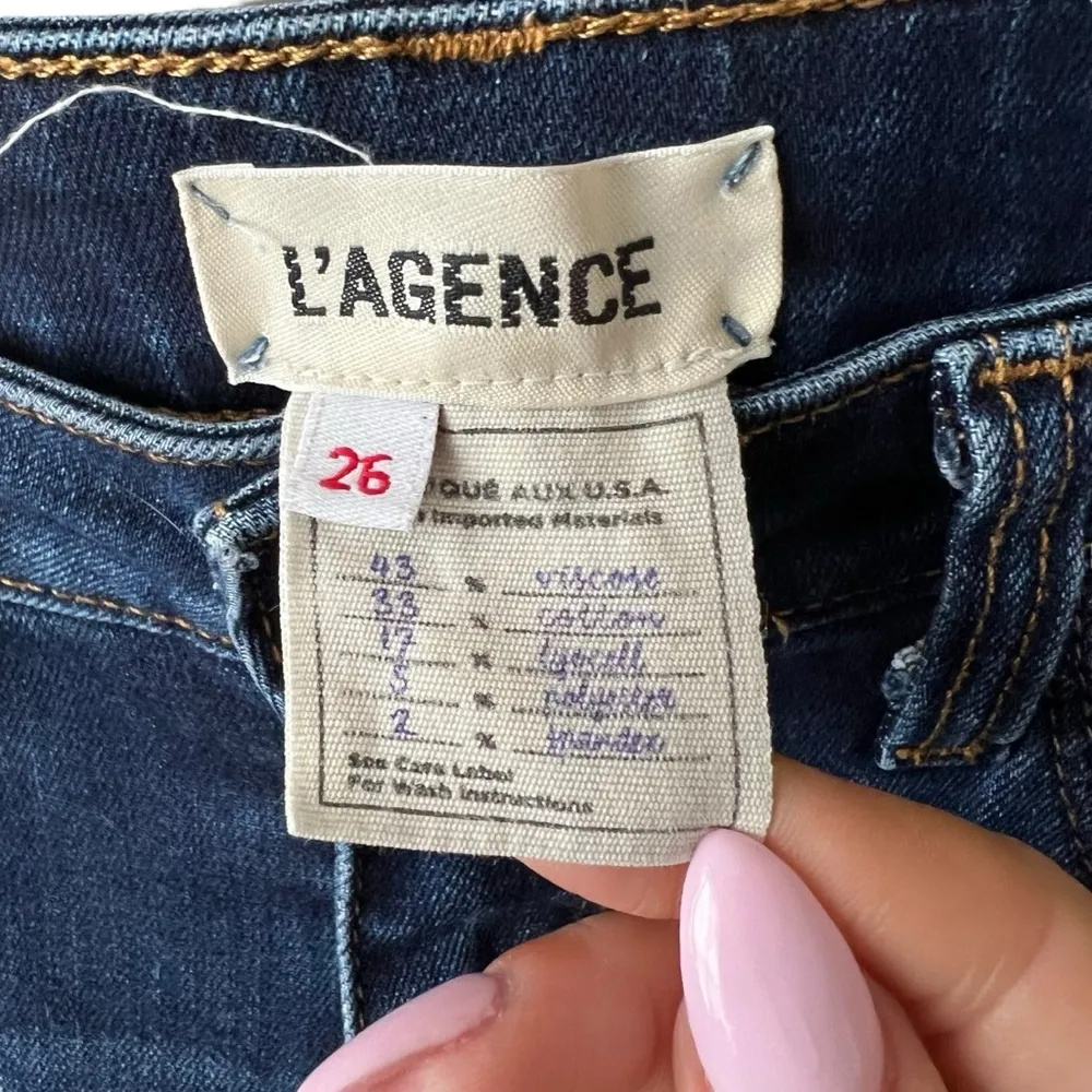 L’AGENCE Marguerite Skinny High Rise Jeans in Baltic Sz 26 - Image 6