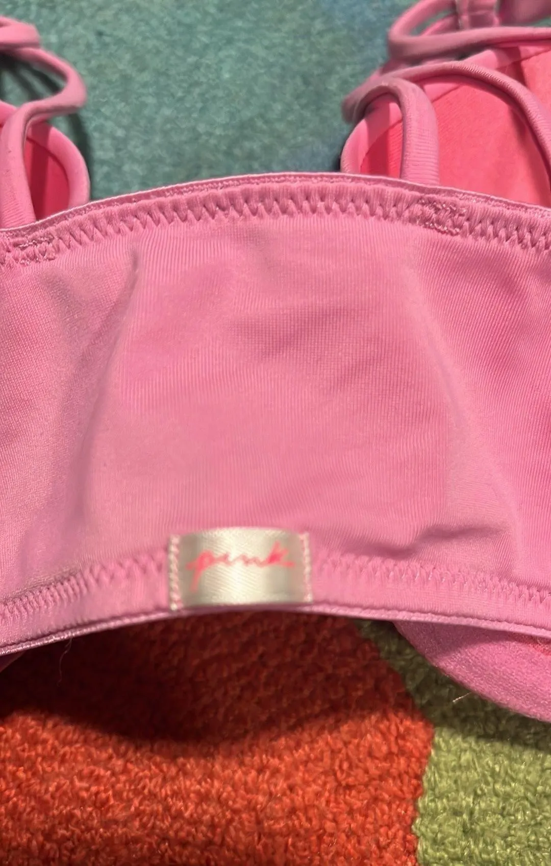 PINK Snap in the Front Bra - Image 3