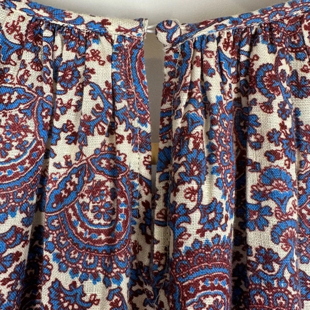 J.Crew  Palermo Smocked-Waist Mini Dress in Floral Bouquet Linen - Image 7