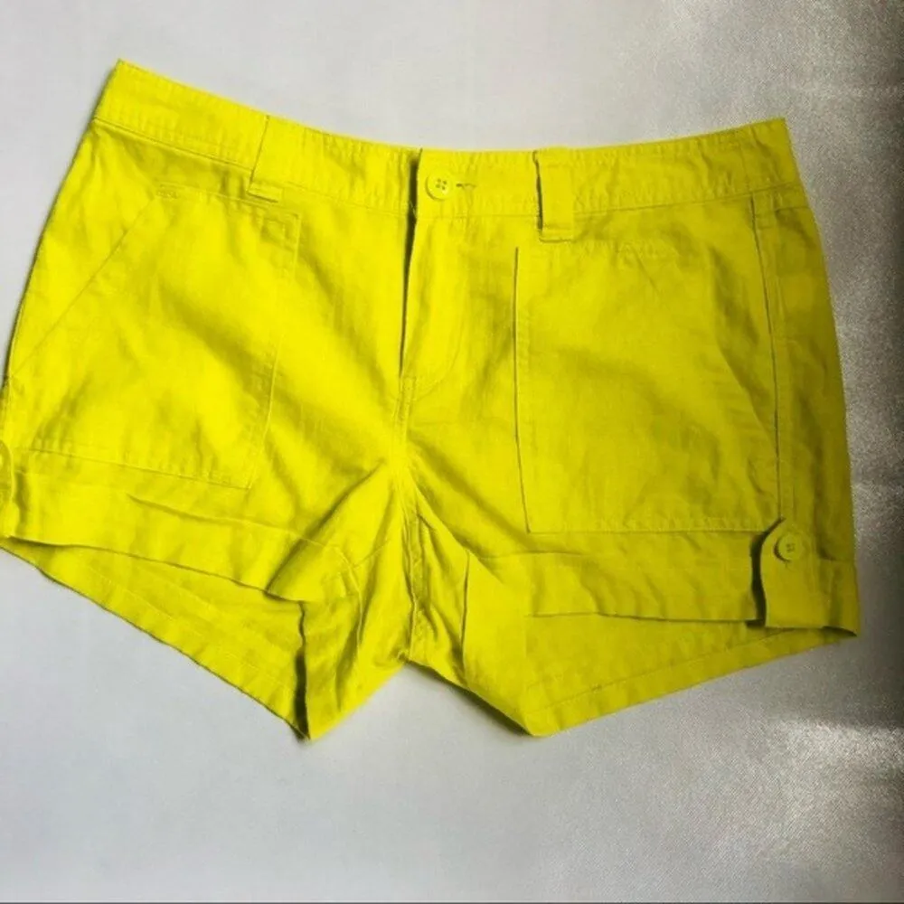 Gap Women’s Linen Blend Shorts Sz 4 - Image 4