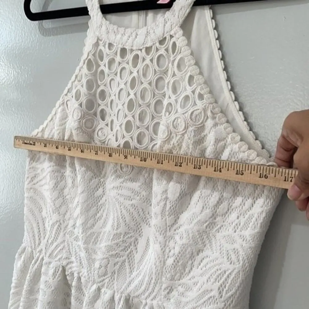 Lily Pulitzer Kinley Resort White Tropical Fruit Lace Halter Dress - Image 14
