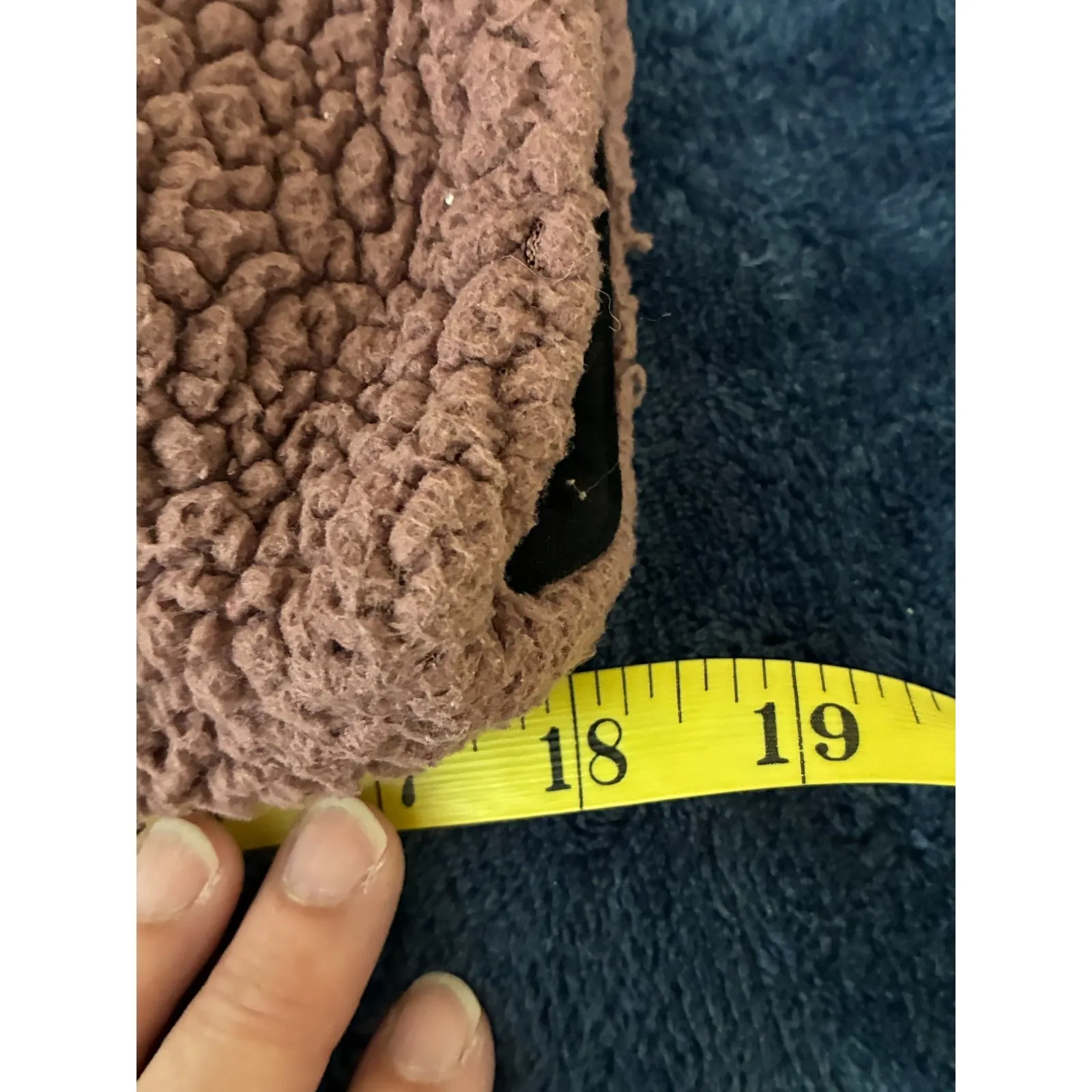 PINK Victoria's Secret Black‎ and Pink Full Zip Sherpa/Fleece Jacket Size Large - Image 12