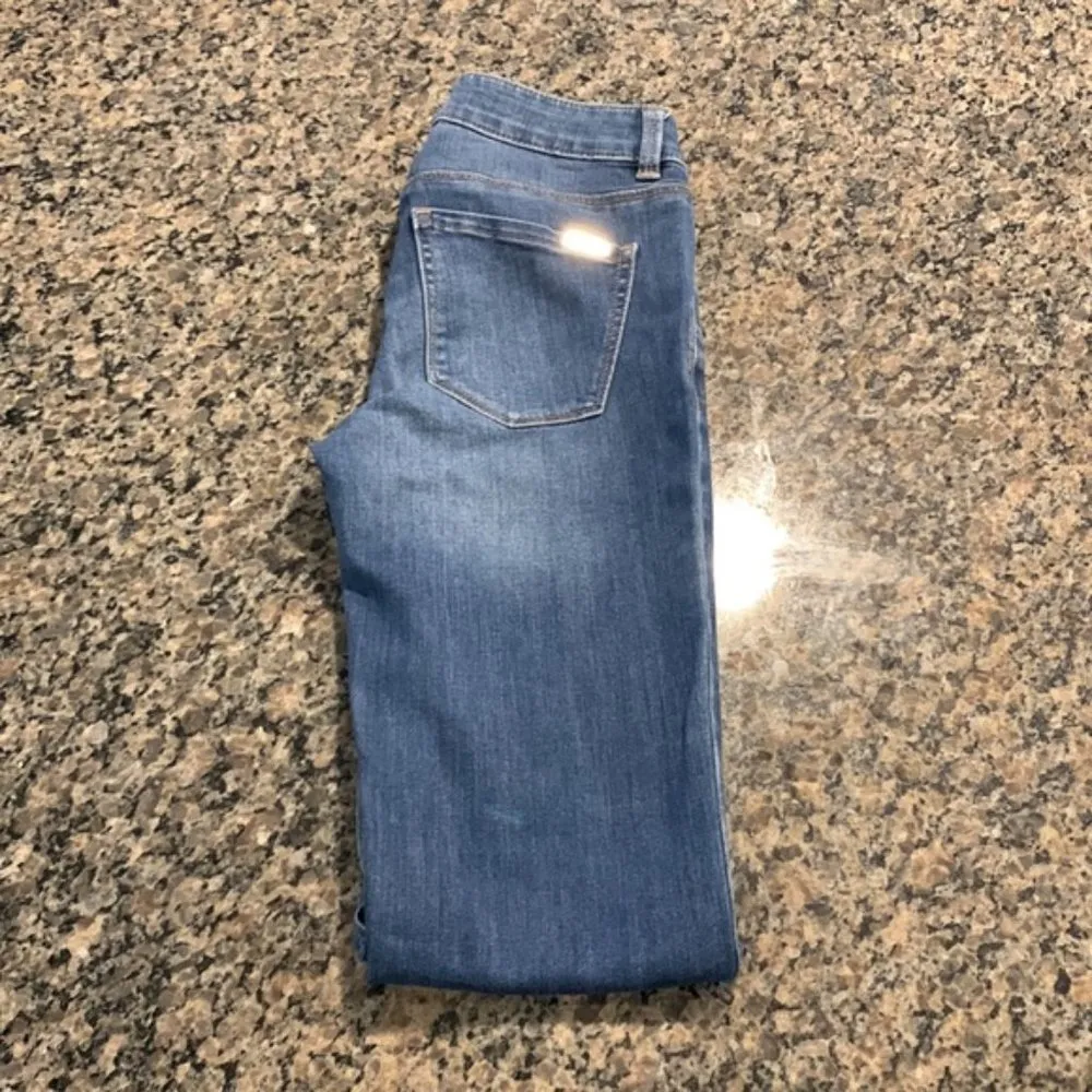 WHBM White House Black Market Denim Stretch Jeans The Slim Size 00 EUC #7418 - Image 11