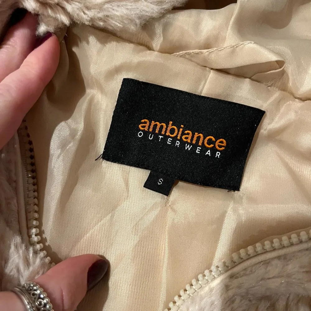 Fuzzy Zip Up Jacket S - Image 4