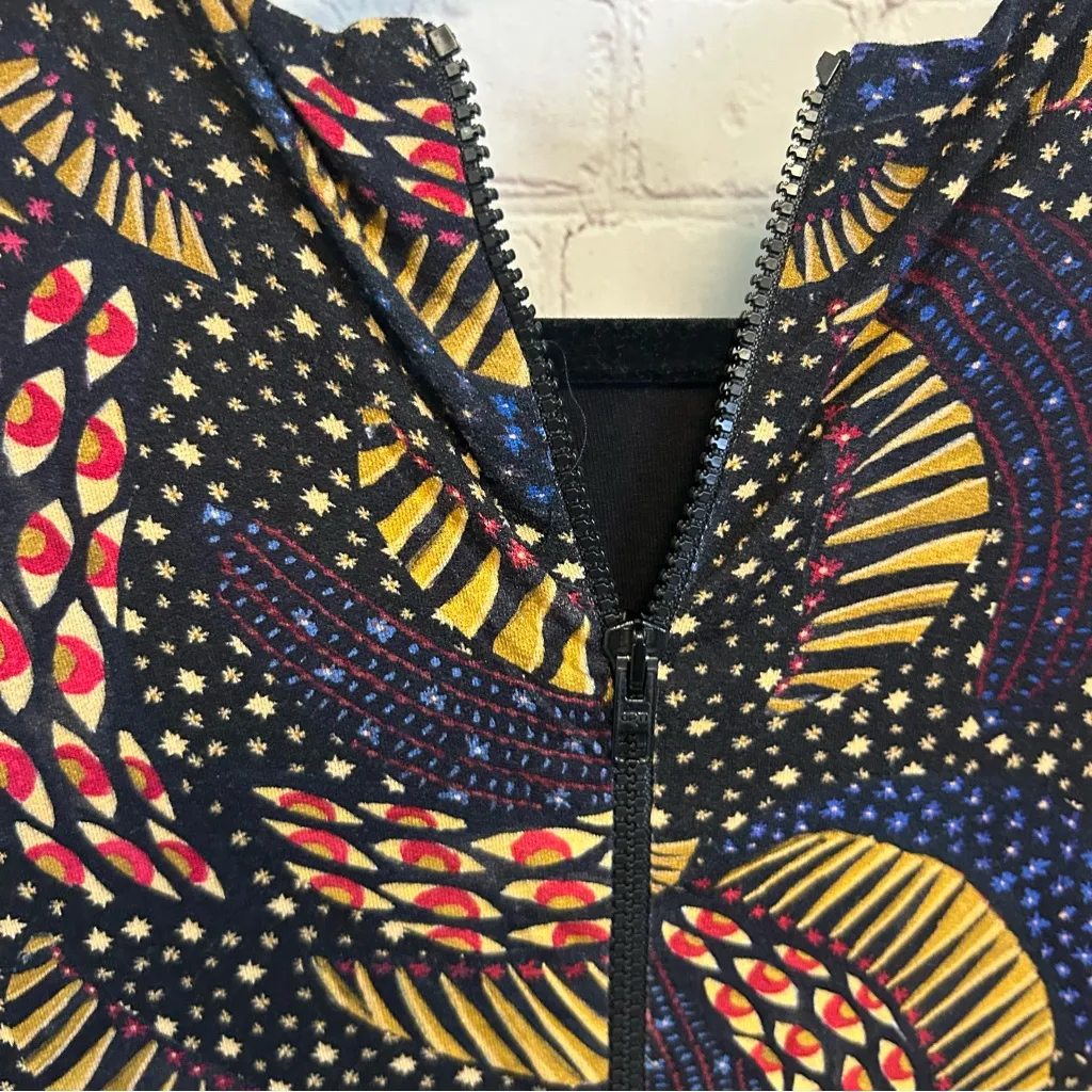 Farm Rio New Black Wild Bananas Jersey Stretch Dress size XL coastal chic - Image 9