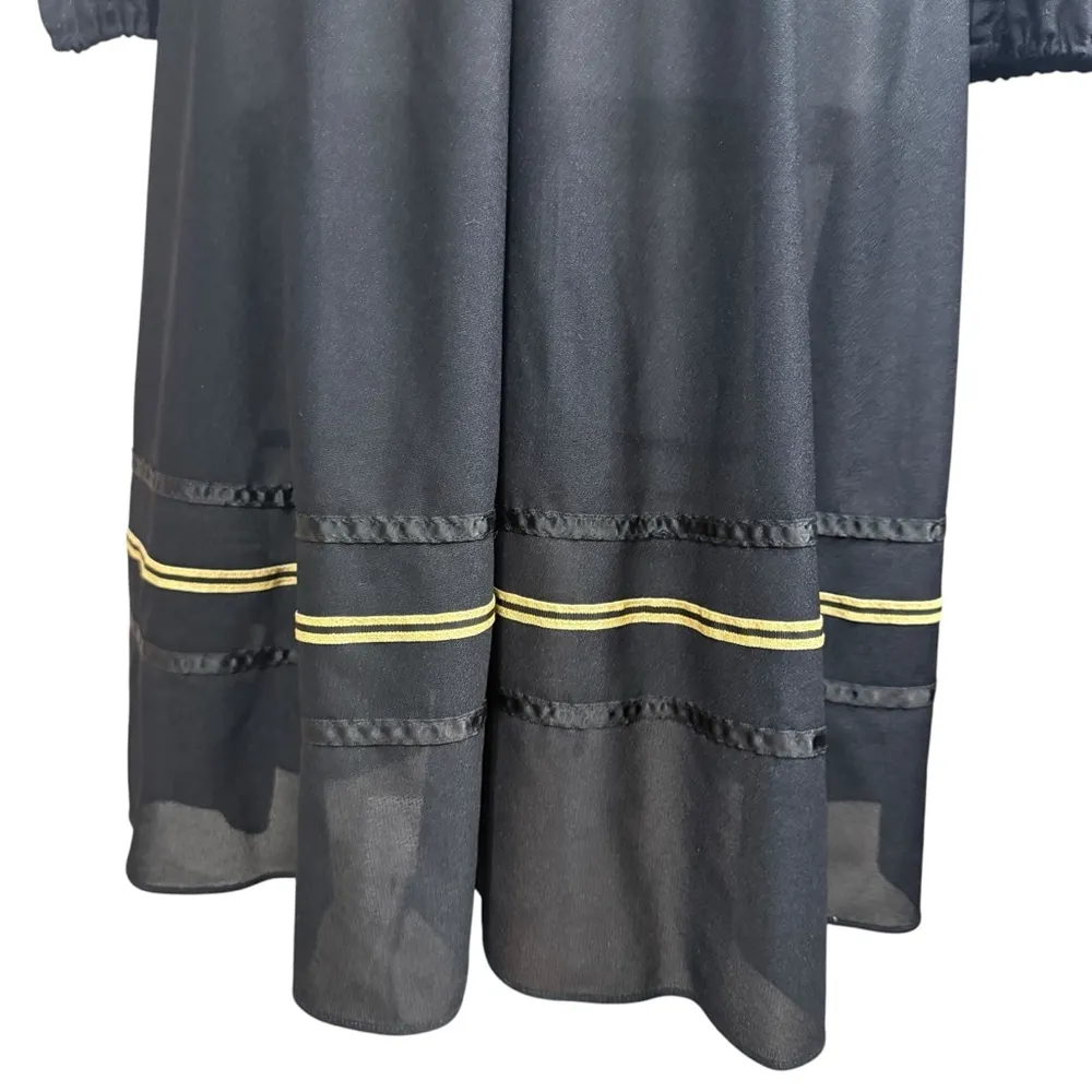 Vintage Melissa Lane Dress, Tag Shows Size 12 But Measures like a Small Black - Image 4