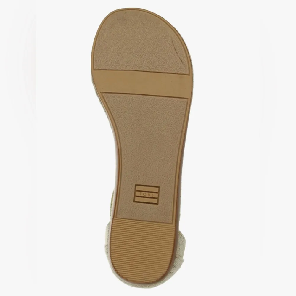 TOMS Women’s Playa Sandal, Yellow burlap - Image 4