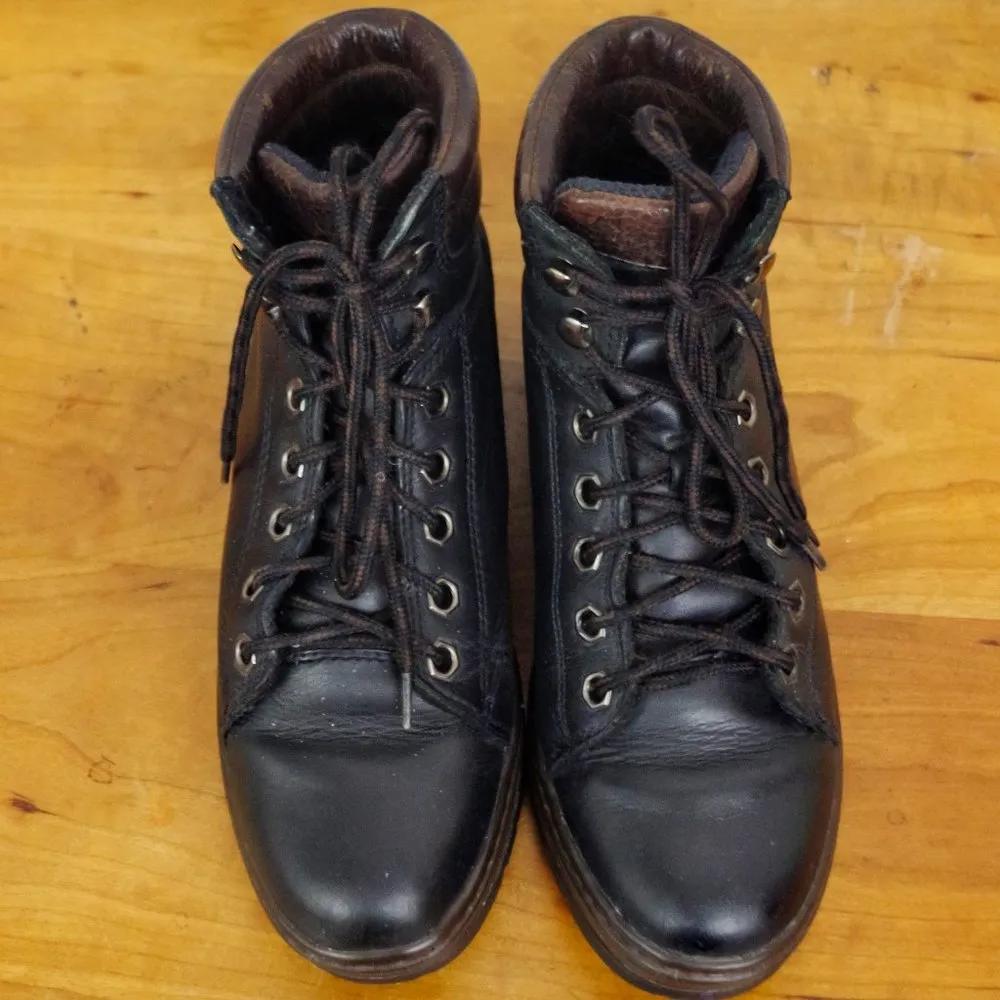 Ladies' Timberland Black Leather Ankle Boots Size 8M - Image 9