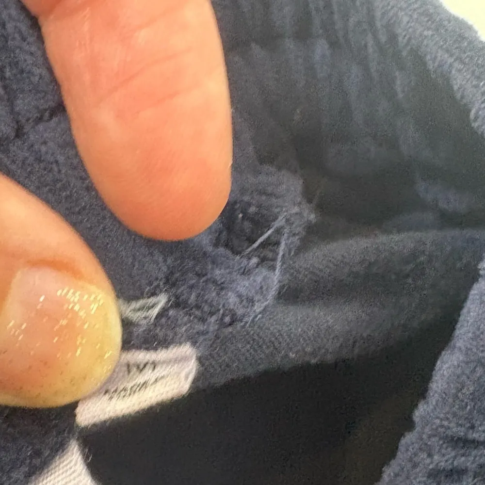 NIA 2 Piece Lounge Set Navy Blue Top Small, Bottoms Medium - Image 5