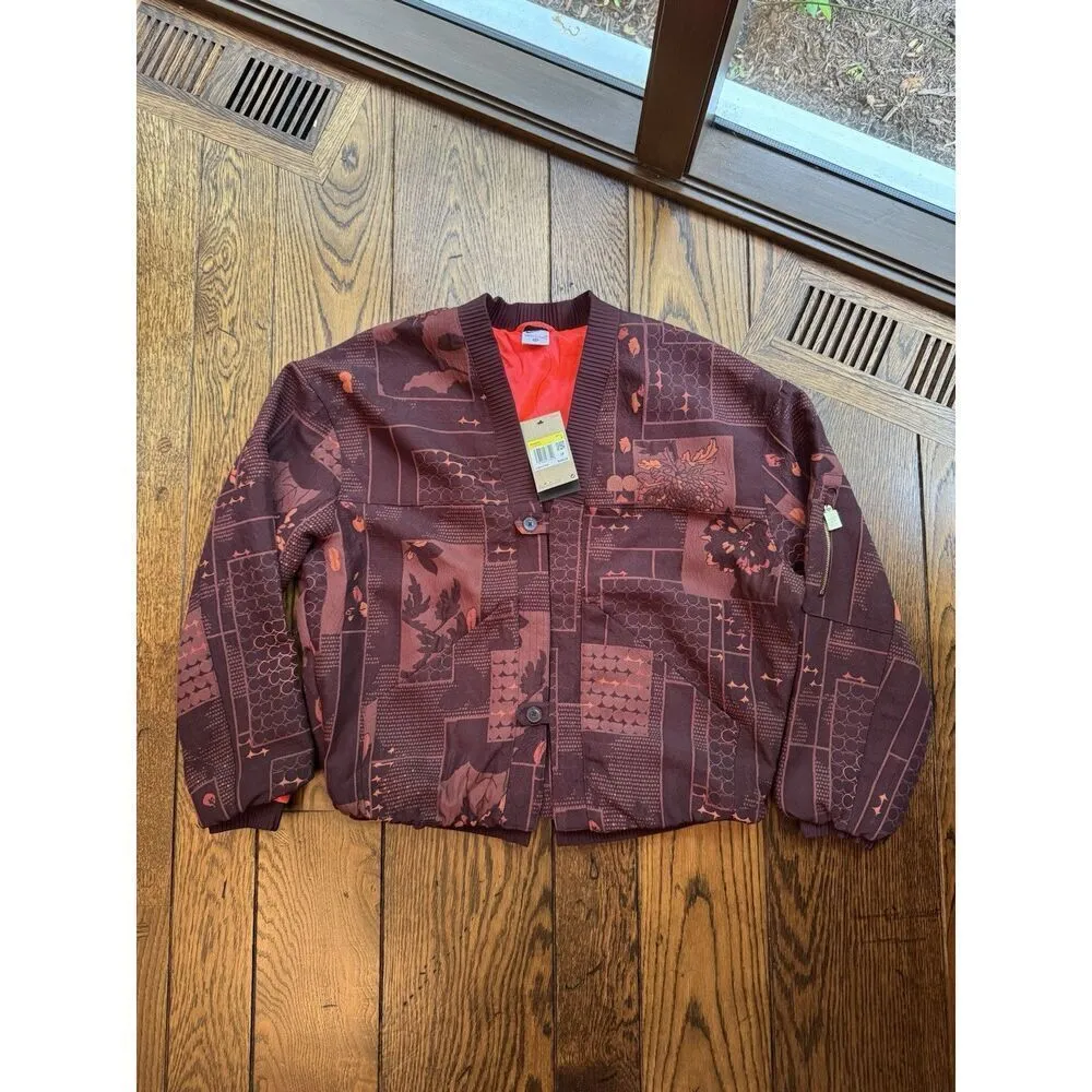 Nike Naomi Osaka Sustainable Materials Woven Jacquard Jacket Crimson Size Small - Image 4