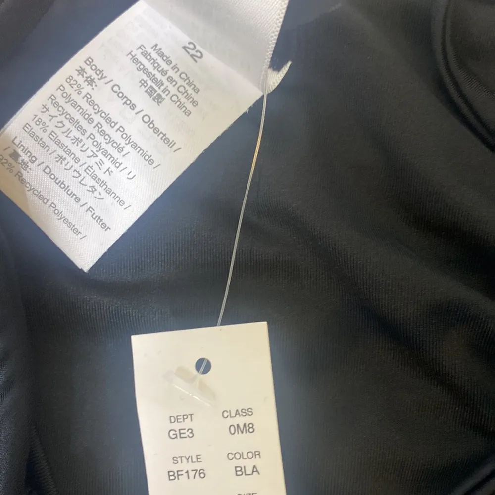 J. Crew NWT Ruched Sweetheart One-Piece Swimsuit - Black 22 NWT - Image 3