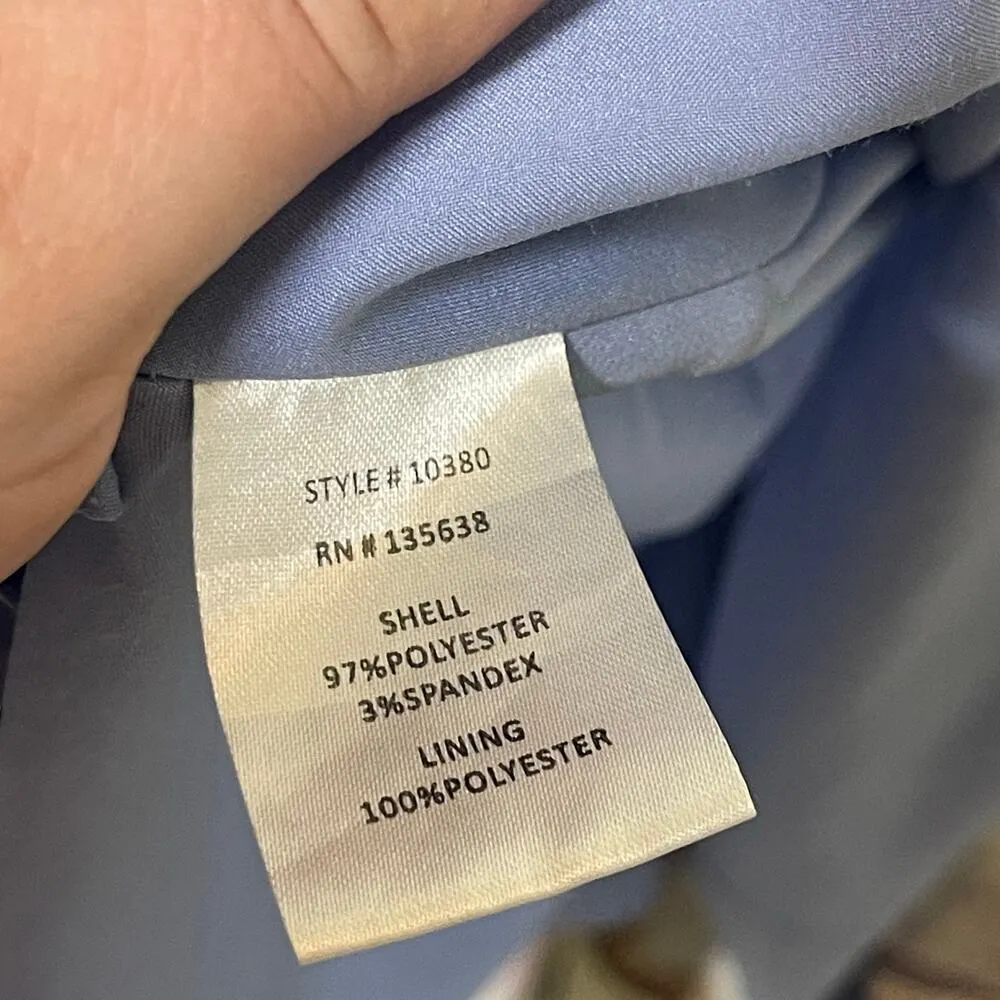 Arielle Maxi Spaghetti Strap Dress in Peri Floral Geo pink blue sz 8 - Image 10