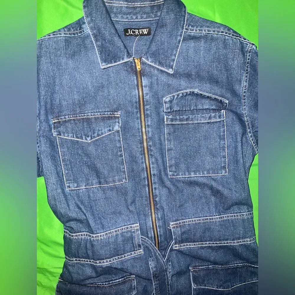 NWT 100% Cotton J.Crew Denim Midi Dress size 2 - Image 8