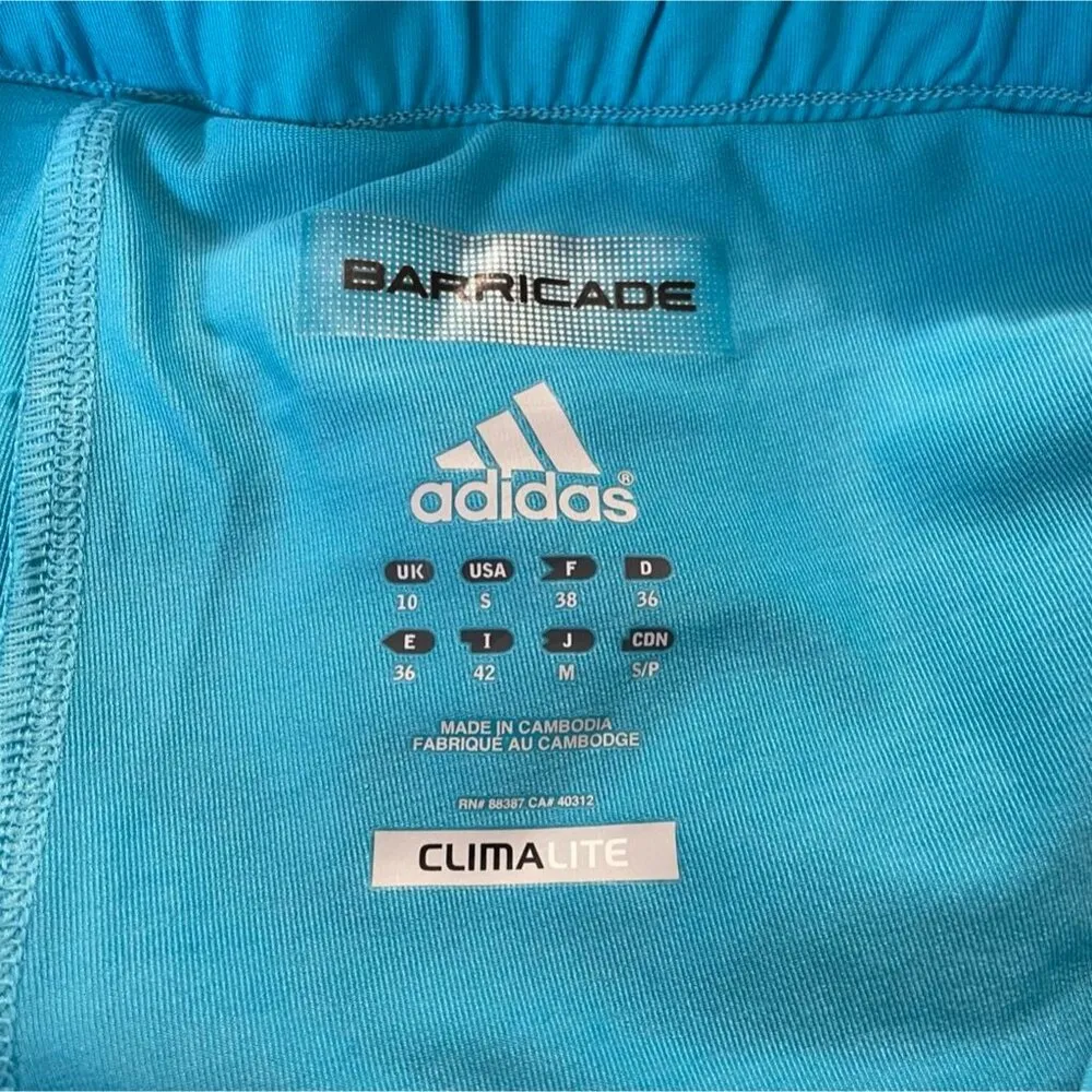 Adidas Size Small Skirt Skort Tennis Athletic Pink Blue - Image 6