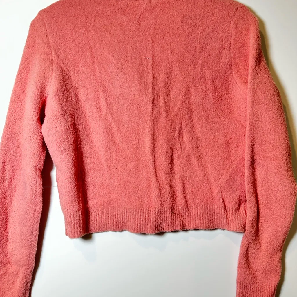 ZARA *NWT* soft Pink Button-Up cardigan - Image 8